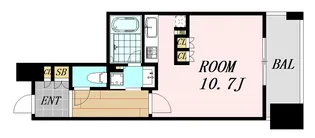 大阪府吹田市広芝町【マンション】の間取り