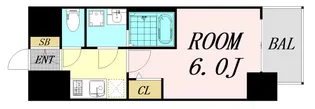 エスリード難波AGREA【15階】の間取り