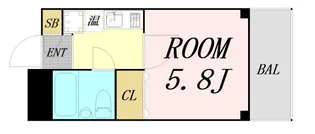 グランディール三津屋【2階】の間取り