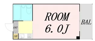 ロータリーマンション上新庄【3階】の間取り