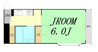 プレアール豊里Ⅱ【1階】の間取り