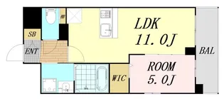 VITA荒本【8階】の間取り