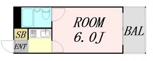 リバーサイド東梅田【7階】の間取り