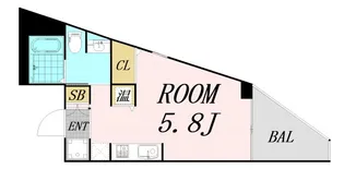 ウインズコートⅢ【2階】の間取り