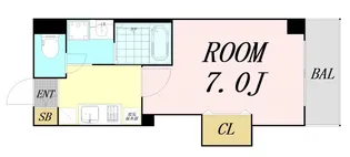みおつくし城北【3階】の間取り