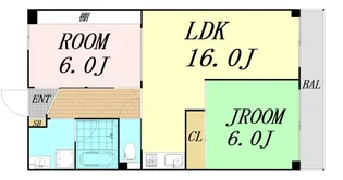 大淀町スカイハイツ【10階】の間取り