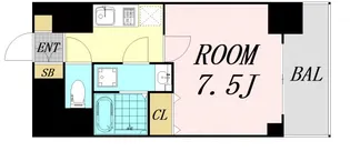 大阪府大阪市浪速区恵美須西2丁目【マンション】の間取り