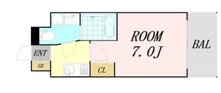 セレニテ福島カルム【10階】の間取り