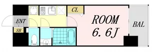 プレサンス大国町アドロッソ【11階】の間取り