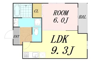 フジパレス瑞光駅東【3階】の間取り
