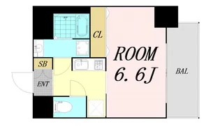 大阪府大阪市福島区海老江3丁目【マンション】の間取り