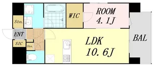 1LDKの間取り画像