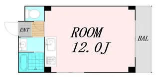 グローリーハイツ東成【1階】の間取り