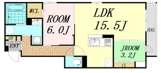 geach永田【3階】の間取り