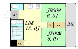 ハイツ最上【2階】の間取り