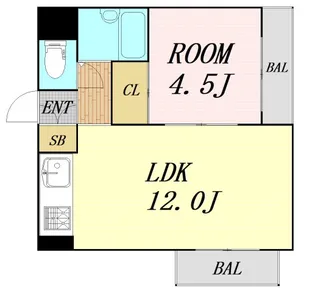 シャトルII【2階】の間取り