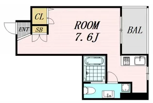 FEEL三国【3階】の間取り