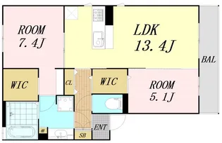 セントラルヴィレッジⅡ【3階】の間取り