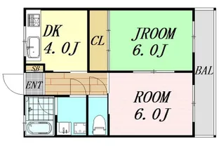大阪府大阪市東淀川区豊里6丁目【マンション】の間取り