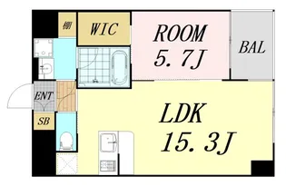 プレジオ長田【9階】の間取り