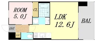 プレジオ三国EURO【12階】の間取り
