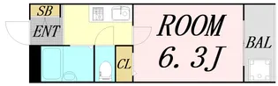 プルス野中南【2階】の間取り