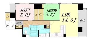 アーデン上本町【3階】の間取り