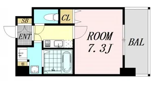 CASSIA福島駅前【2階】の間取り