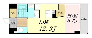 COCO MARINI【4階】の間取り