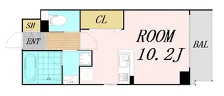 大阪府吹田市末広町【マンション】の間取り