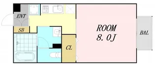 ヴィラ歌島【1階】の間取り