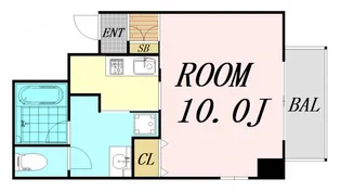 サンロワール江坂リュッセ【8階】の間取り
