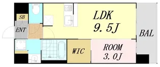 大阪府大阪市淀川区西宮原2丁目【マンション】の間取り