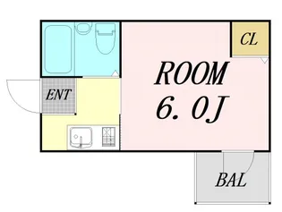 メゾンドール天神橋【4階】の間取り