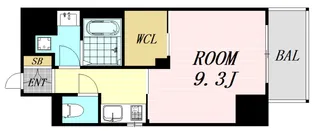 エステムコート新大阪10ザゲート【2階】の間取り