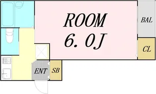 プランドールフクシマ【4階】の間取り