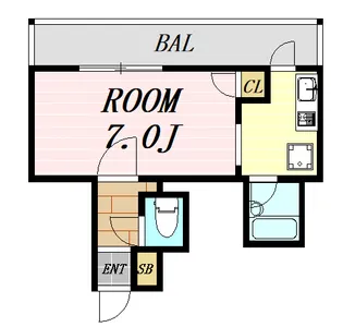 エムロード都島【3階】の間取り