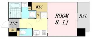 1Kの間取り画像