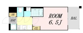 エスリード ザ・イーストレジデンス大阪城【3階】の間取り