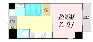 大阪府大阪市福島区吉野5丁目【マンション】の間取り
