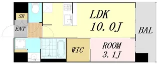コンフォリア・リヴ新大阪西宮原ソルテラス【5階】の間取り