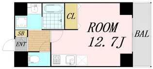 グランブルジュ【9階】の間取り