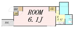 大阪府大阪市東淀川区下新庄5丁目【アパート】の間取り