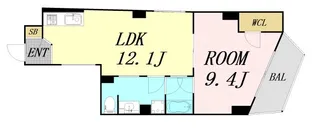 アリスシアターシップ【3階】の間取り