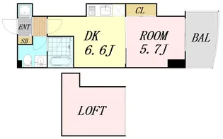 大阪府大阪市北区天神橋6丁目【マンション】の間取り