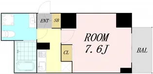 ドゥーエ玉造【4階】の間取り