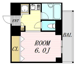 片町コート【8階】の間取り