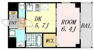 ベルデュール楓【2階】の間取り