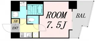 セイワパレス森ノ宮中央【5階】の間取り
