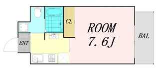 エグゼ西大阪【3階】の間取り